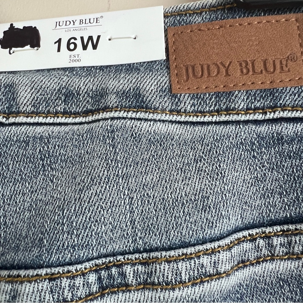 Judy Blue High Waist Straight Leg 16W Blue Jeans NWT Women’s JB88641 - Picture 7 of 13